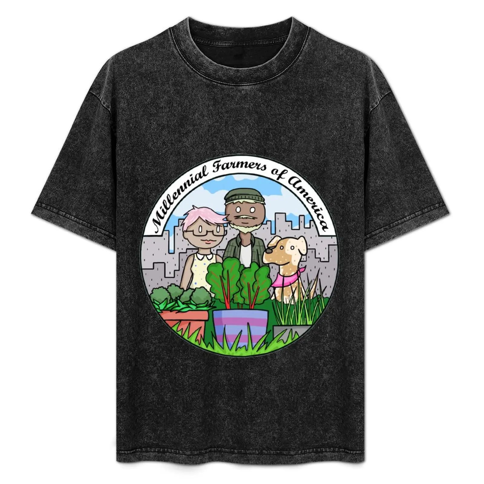 

Millennial Farmers of America T-Shirt Casual Work Wear T-Shirt