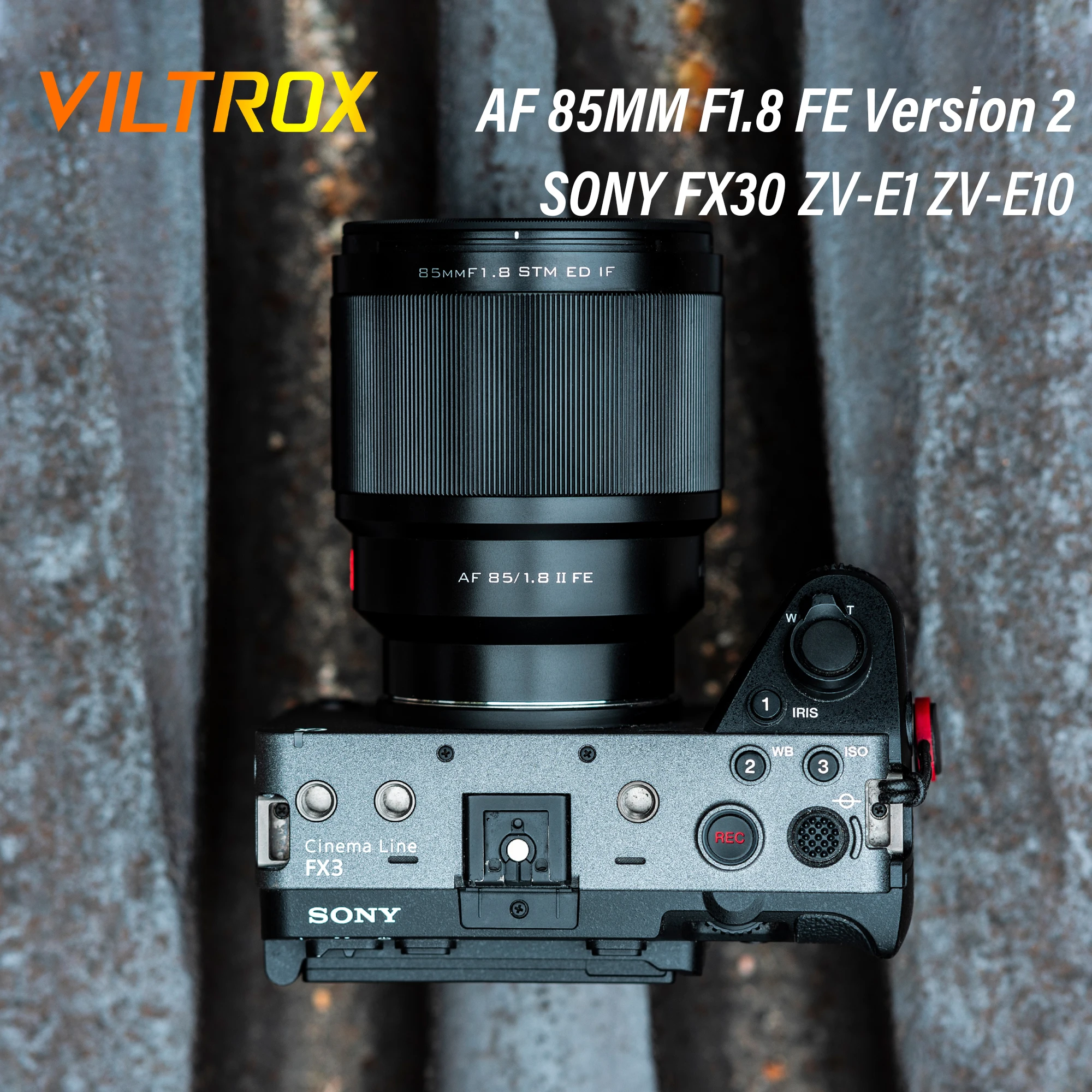 VILTROX 85mm F1.8 versione 2 per Fuji X Nikon Z Sony FE Mount obiettivo della fotocamera Full Frame messa a fuoco automatica obiettivo verticale grande apertura