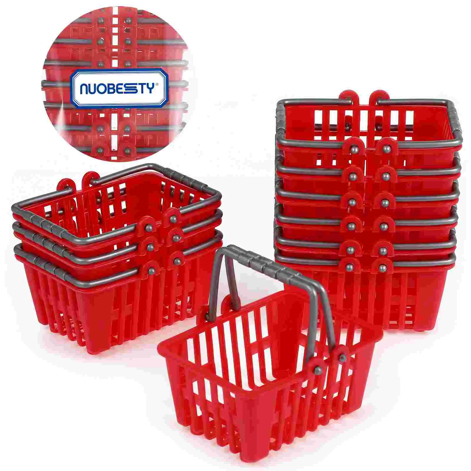 Shopping Cart Toy Mini Basket Baby Toys Tiny Baskets for Plastic Decor Child