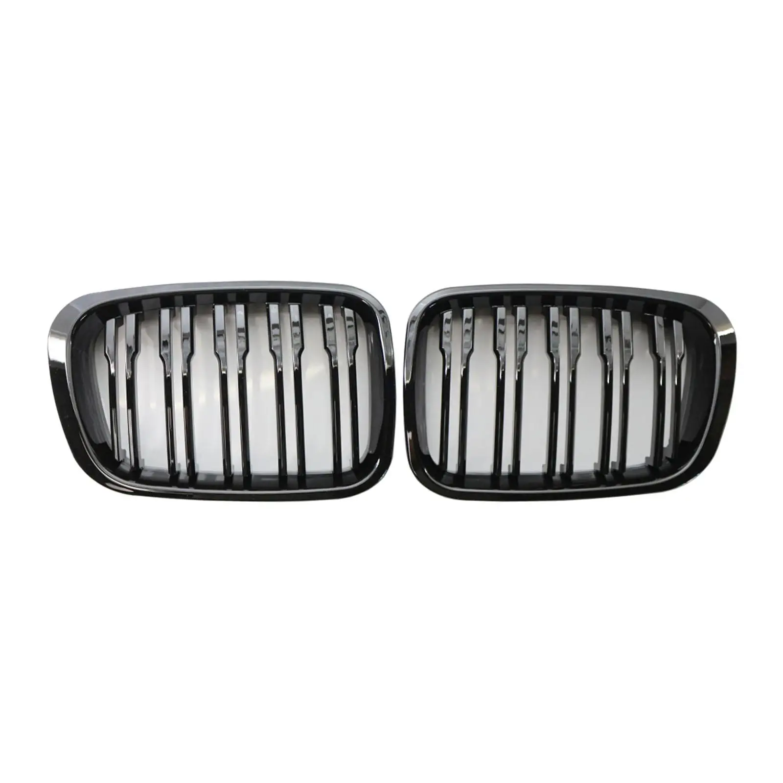 Ultra Light Front Hood Grill Grille Glossy Black Car Bumper Trim for BMW E46 320i 323i 325i 328i 330i Sedan