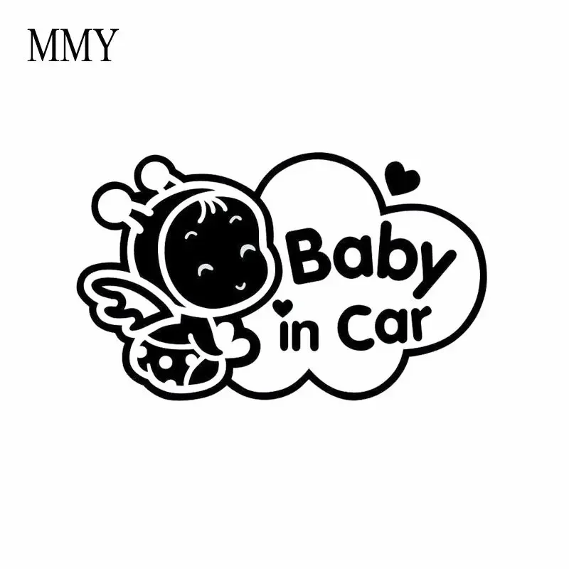 13cm*22cm Baby In Car Baby On Board Decal Motorcycle Funny Truck Hollow Sticker Window - view 3