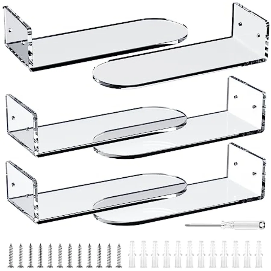 

Floating Shoe Shelves for Wall6 Pack Sneaker ShelvesLevitating Shoe Display Stand Acrylic Sneaker Wall HangerShoe Organizer Hol