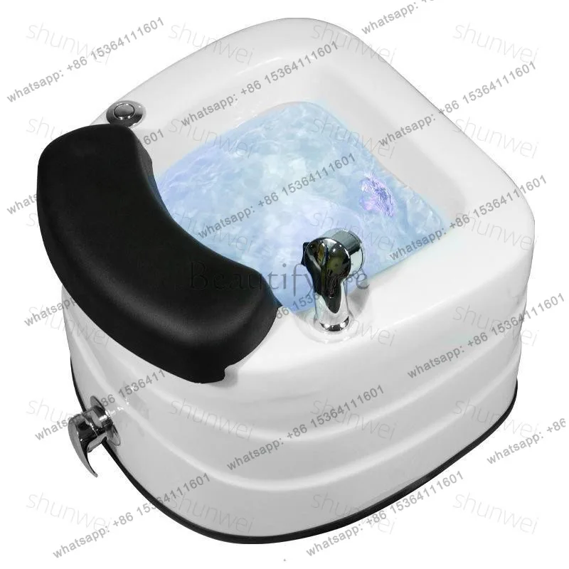Factory Direct Sales Foot Bath Smart Foot Soaking Household Belt Surfing Colorful Light Massage
