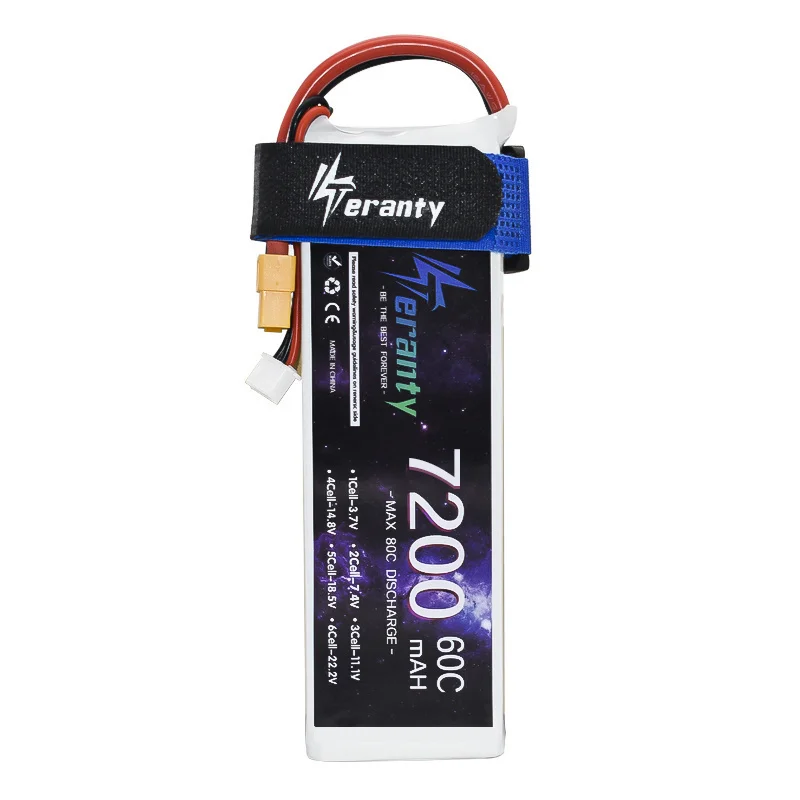 Upgrade 7200MAH 7.4V 60C LiPo Battery 2S With T TRX XT90 Plug For RC Quadcopter Helicopter Car Boat Drone Spare Parts 2S Battery