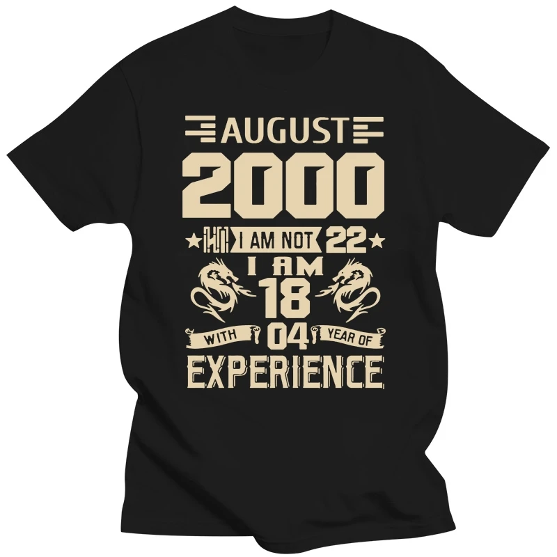 Новинка 2022, январь, февраль, апрель, май, июнь, август, сентябрь 2000 года, Мужская футболка с коротким рукавом, Повседневная футболка с принтом