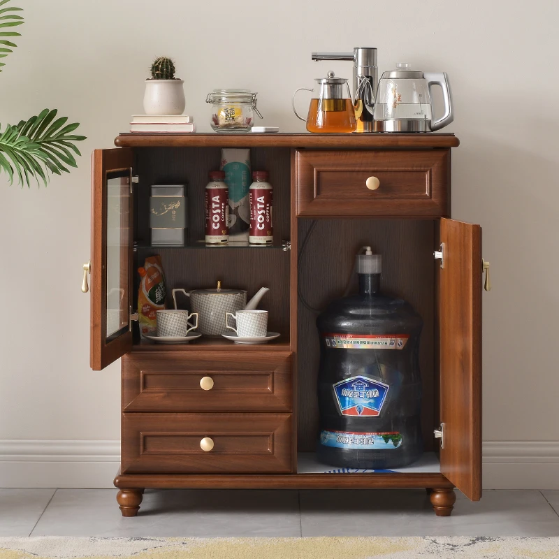 

Solid wood tea bar machine Household water dispenser Fully automatic high-end Chinese
