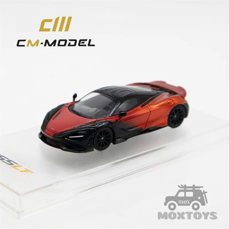 

CM Model 1:64 765LT Orange Black Diecast Model Car