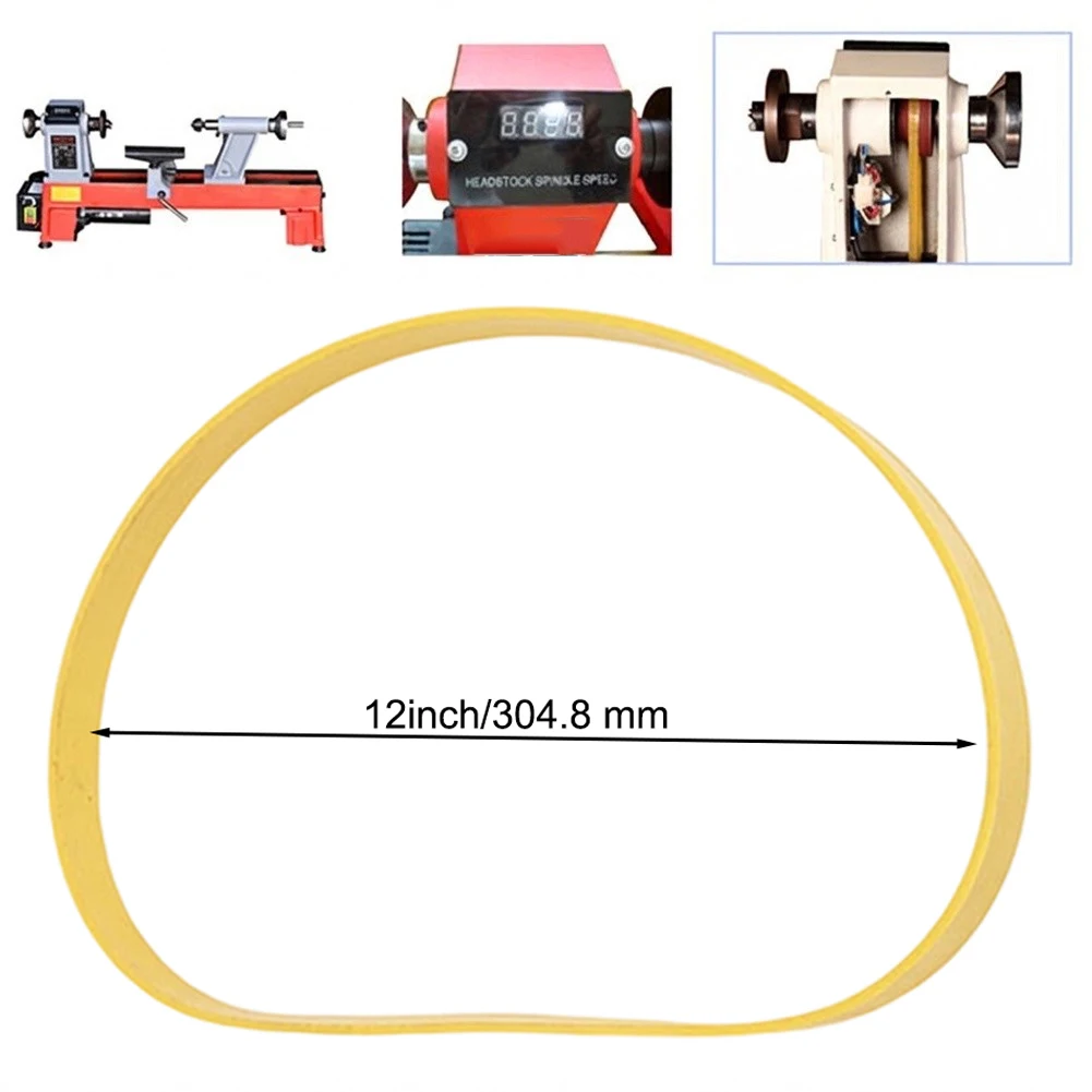 FOR 12 Inch Bandsaw Wheel Systems Rubber Tire Set to Improve Cutting Consistency and Reduce Maintenance Frequency