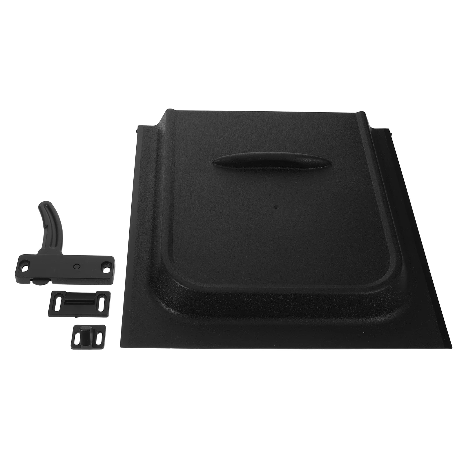 

1Set Rv Door Lock Panel Uv Resistant PP Right Hand Handle Screen Door Slide Protective Cover Trailer Camper Security