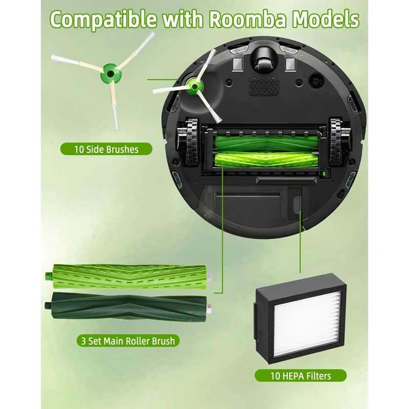 Für irobot roomba i7 i7 i3 i3 i4 i4 j7 j7 i8 i8 e5 e6 roboter staubsauger hauptseiten bürsten teile