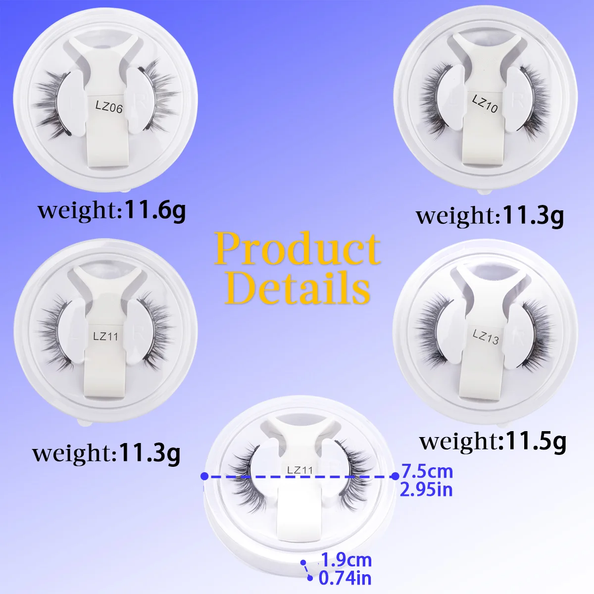Hurtownia 5/1 Para Magnetycznych Rzęs z Zestawem Pęset, Wielokrotnego Użytku Magnetyczne Przedłużanie Rzęs, Naturalny Efekt Podkręcenia, Sztuczne Rzęsy do Makijażu