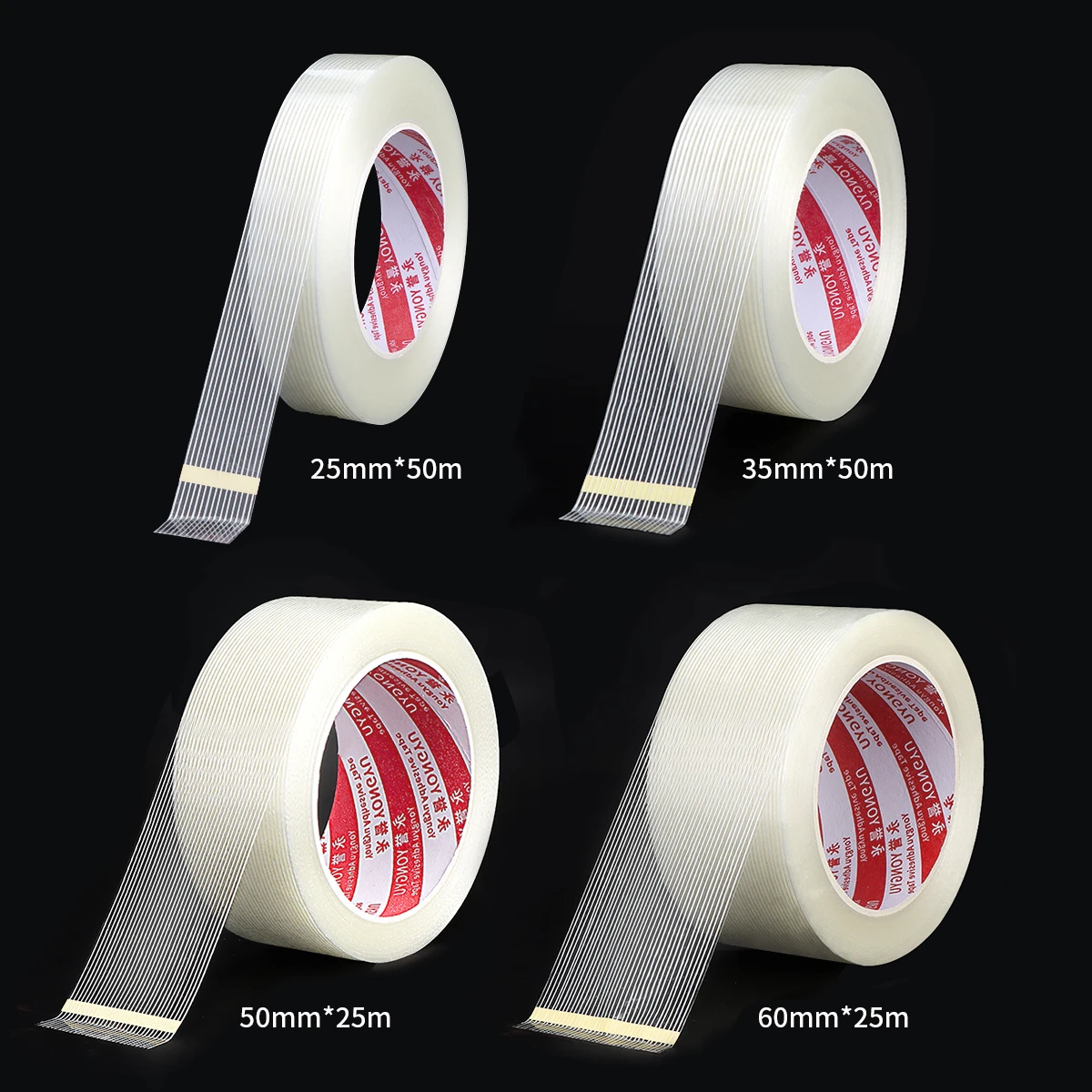 Fiberglass tape, heavy-duty packaging tape, fiber-reinforced packaging tape, fiberglass tape, tough tape, fiberglass tape