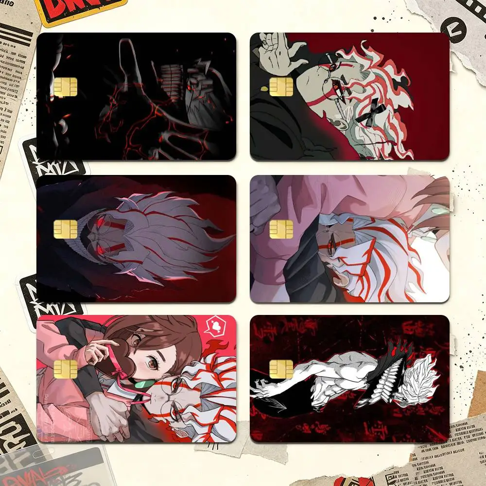 Momo D-Dandadan Okarun Credit Card HD Stickers Easy to replace, change card style anytime as you like