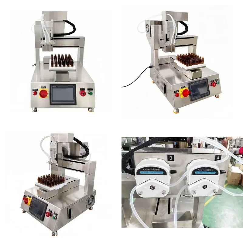 Fully Automatic Desktop 5ml 10ml 30ml Perfume Bottle Liquid Filling Machine for Essential Oils