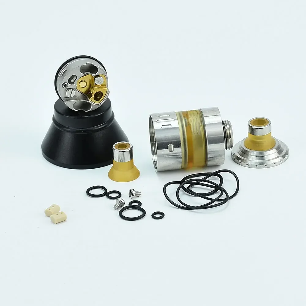 

wolfcoolvape 316 Stainless Steel Hussar Project X Style 2ml MTL RTA Vape Tank 22.5mm Rebuildable Atomizer for E-Cigarette