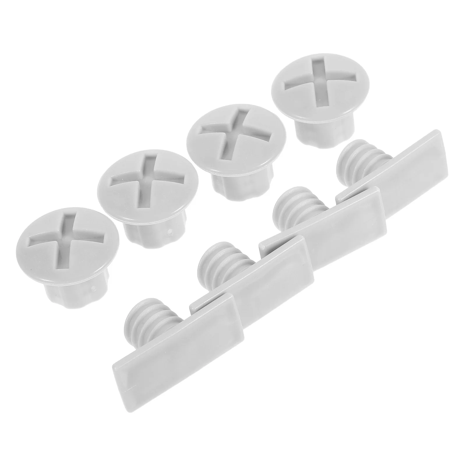 

1 Set Fixing Screw Caps Plastic Screw Cover For Kids Slide Playground Accessory Replacement Durable Weather-Resistant Slide Nut