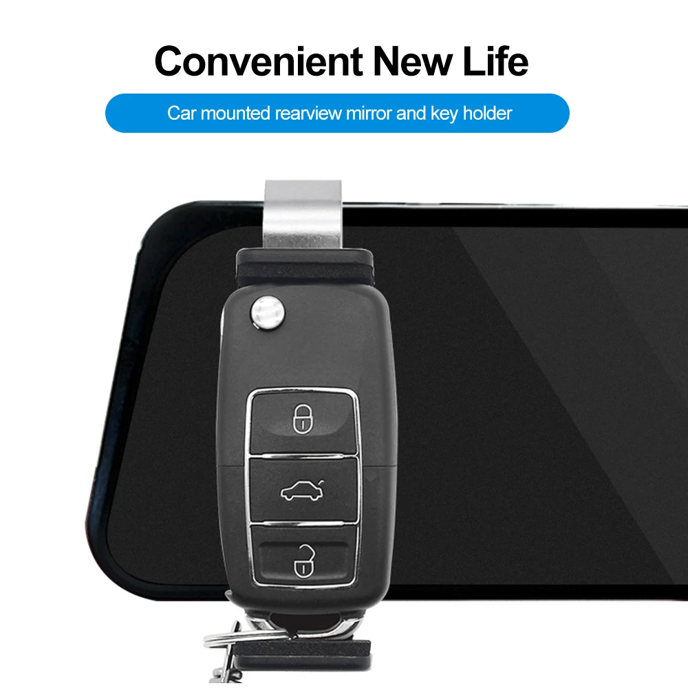 1/2pcs Durable Car Sun Visor Remote Clip Holder Universal fit for Controller Transmitter Garage Gate Remote Anti-Slip Design