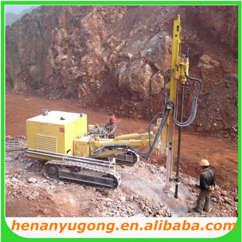 YUGONG Portable Water Well Drilling Rig Down The Hole Hammer Drill Rig Drill Water Pump Rig  Drilling Rig Machine Truck Mounted