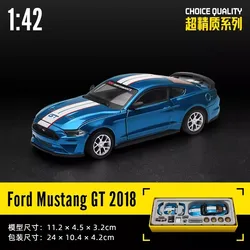 CCA 1:42 2018 Ford Mustang GT Alloy Toy Car Model Racing Alloy assembly series sports cars Fitting styles