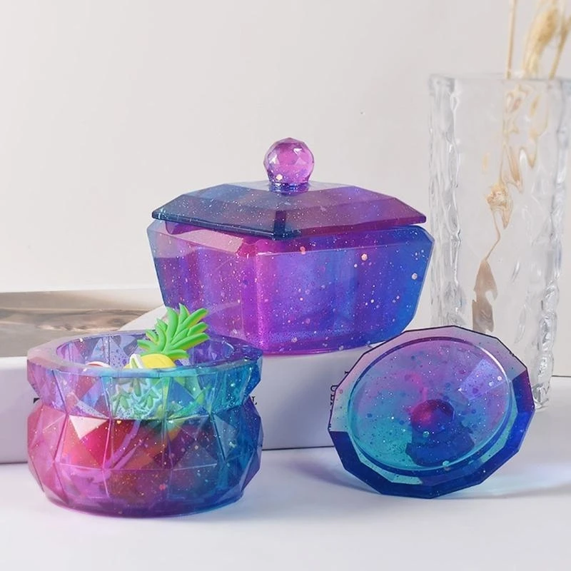 

Set of 2 Silicone Jar Resin Moulds Silicone Resin Jar Moulds Silicone DIY Molds