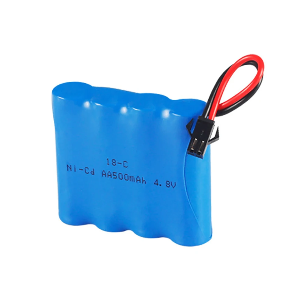 AA 4.8v 500mah Rechargeable Battery NiCd Battery Pack + USB Cable For RC Toy Lighting Power Tool Rc Cars E519 E511 4.8v SM Plug