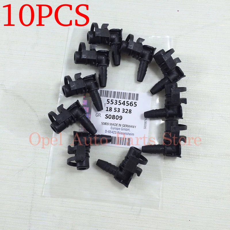 10PCS Throttle Valve Thermostat Body Heater Pipe Hose Connector 55354565 For Chevrolet Cruze Epica Sonic Opel Astra