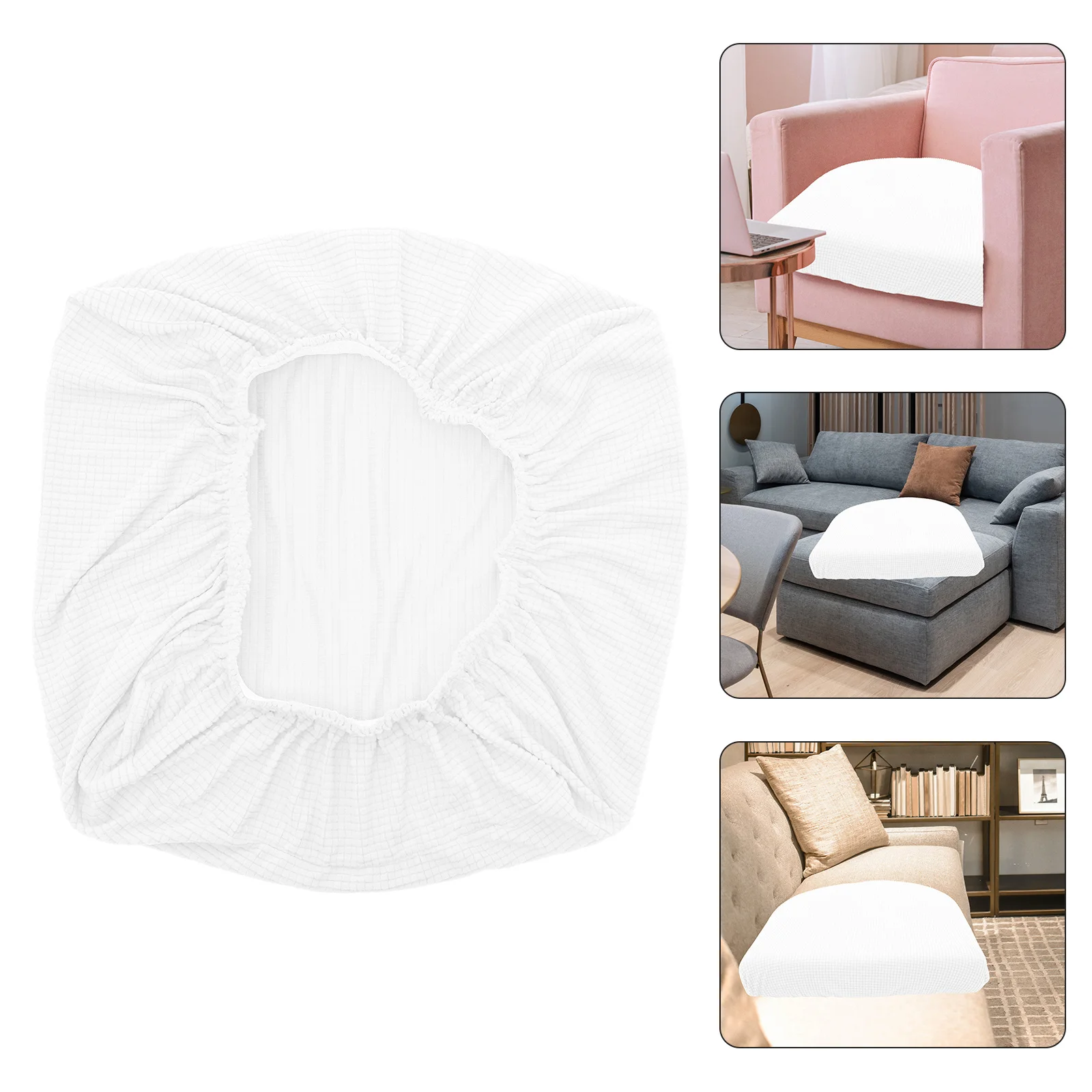 

Stretch Couch Cushion Cover Sofa Seat Slipcover Suitable Armchair Cushion Protective Elastic Soft Material Cover