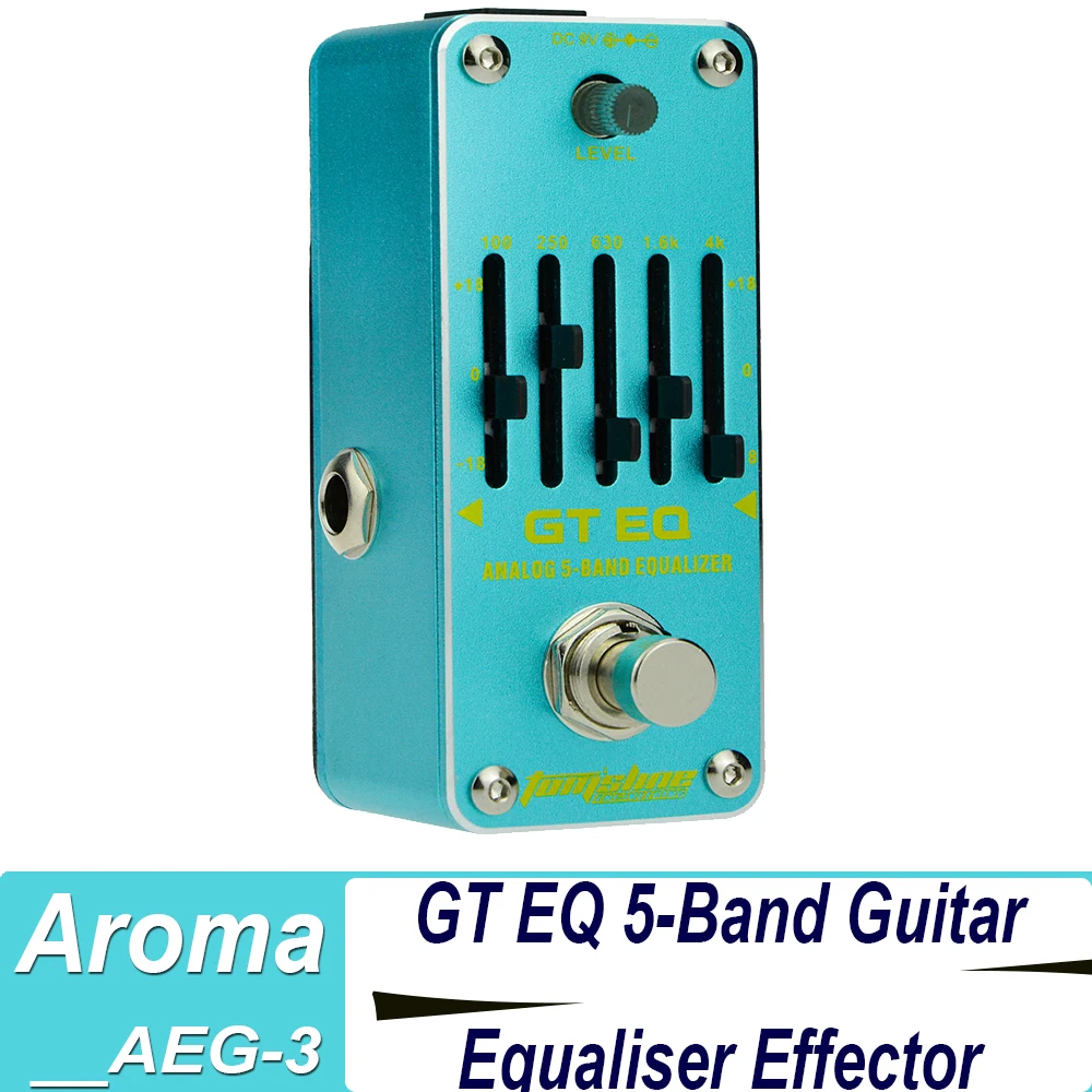 

AROMA AEG-3 Electric Guitar Effect Pedal GT EQ 5-Band Guitar Equaliser Effector True Bypass Pedal Electric Guitar Accessory