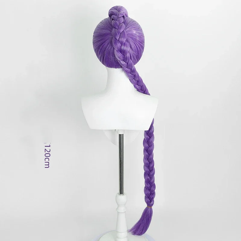 KPop شيطان الصيادين نجم رومي شعر مستعار تأثيري رومي الشعر هالوين حفلة لعب الأدوار مقاومة للحرارة شعر مستعار اصطناعي كرنفال الدعامة