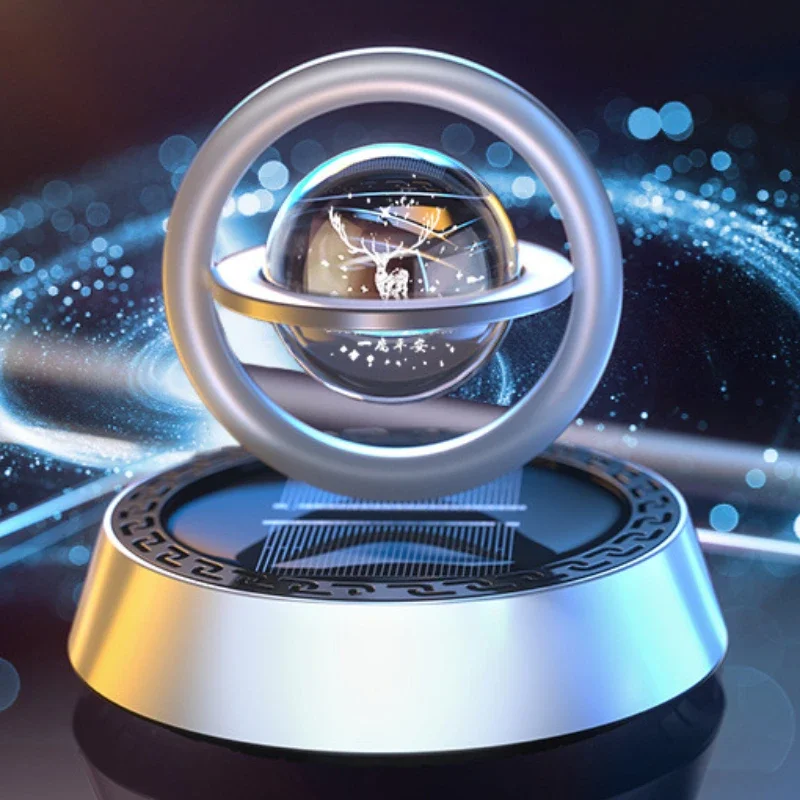태양 에너지 회전 책상 가제 자이로 아로마 테라피 장식 스트레스 완화 Fidget 롤러 스트레스 감소 장난감 자이로 스코프