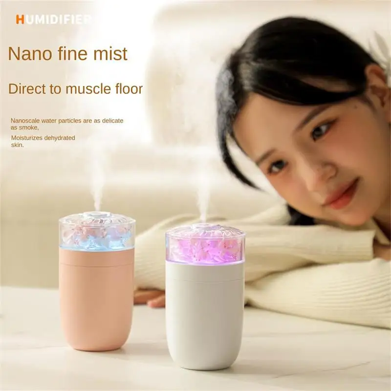 

Eternal Life Flower Humidifier Colorful Atmosphere Glow-in-the-Dark Air Cool Mist USB Aromatic Essential Oil diffuser Air Humidi