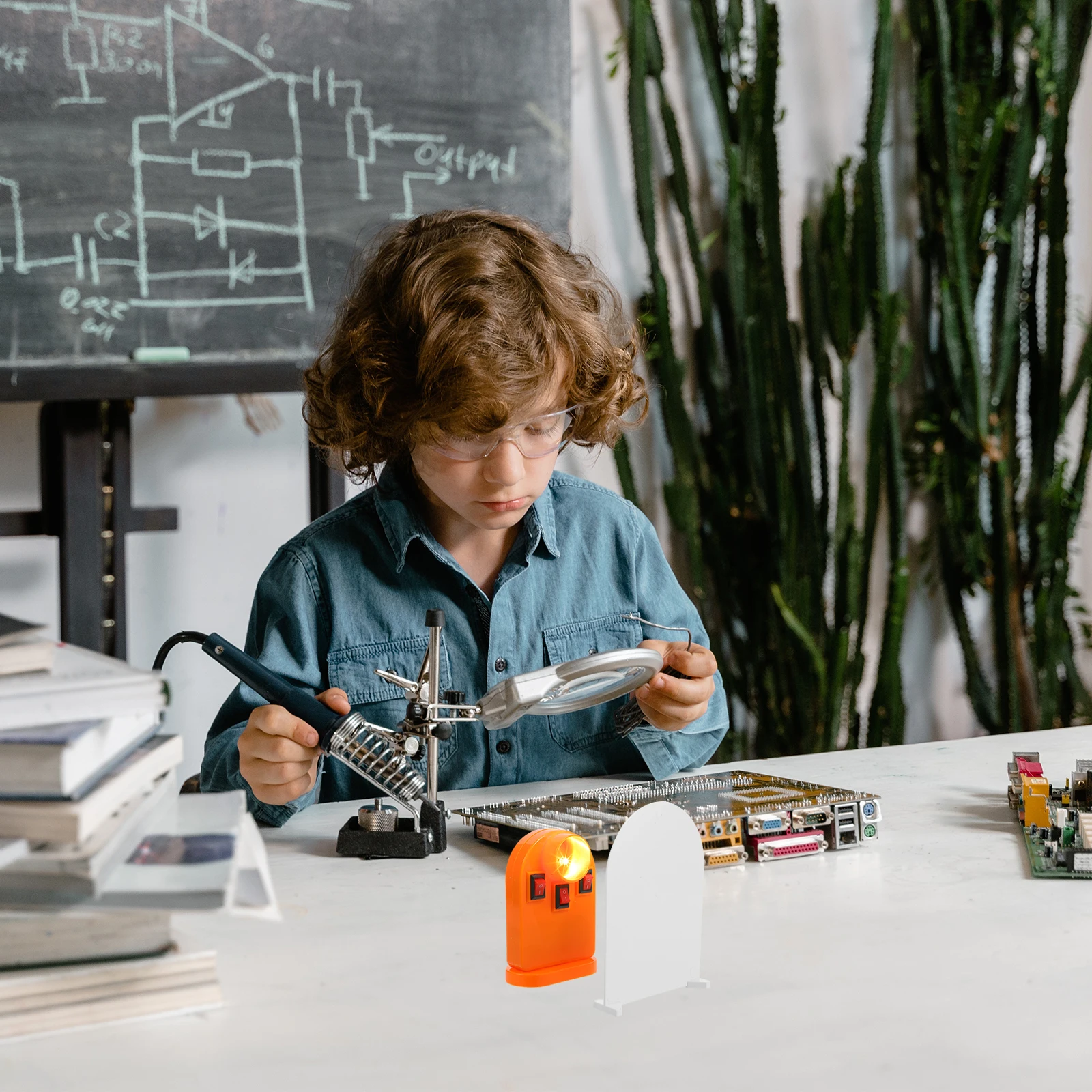 1Set Science Optical Experiment Set Three Primary Colors of Light Physical Principles Exploration Kit for Classroom Home