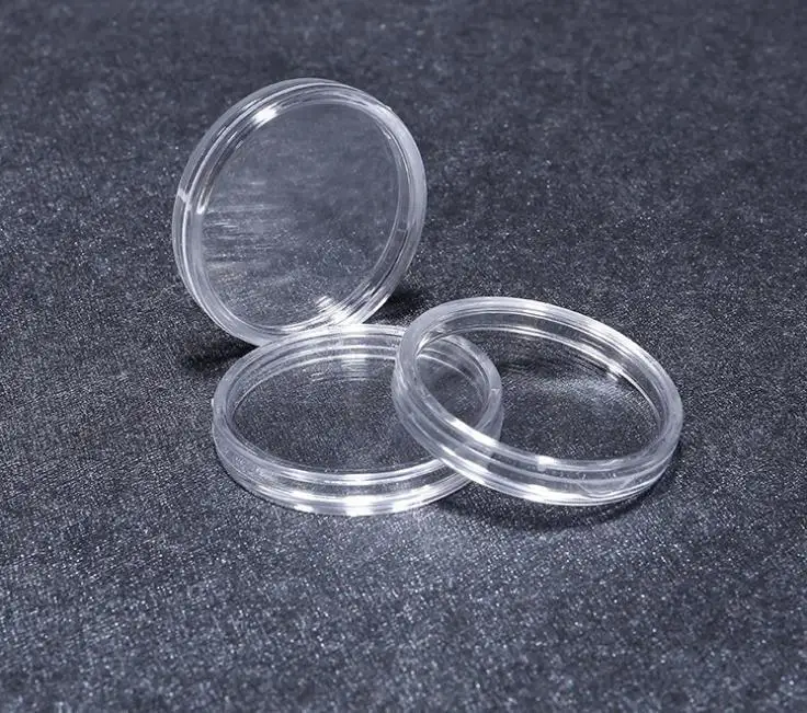 1000pcs 40mm Clear Coin Capsules Caps Transparent Coincapsules for Coins Us Presidential Sacagawea Dollar Wholesale