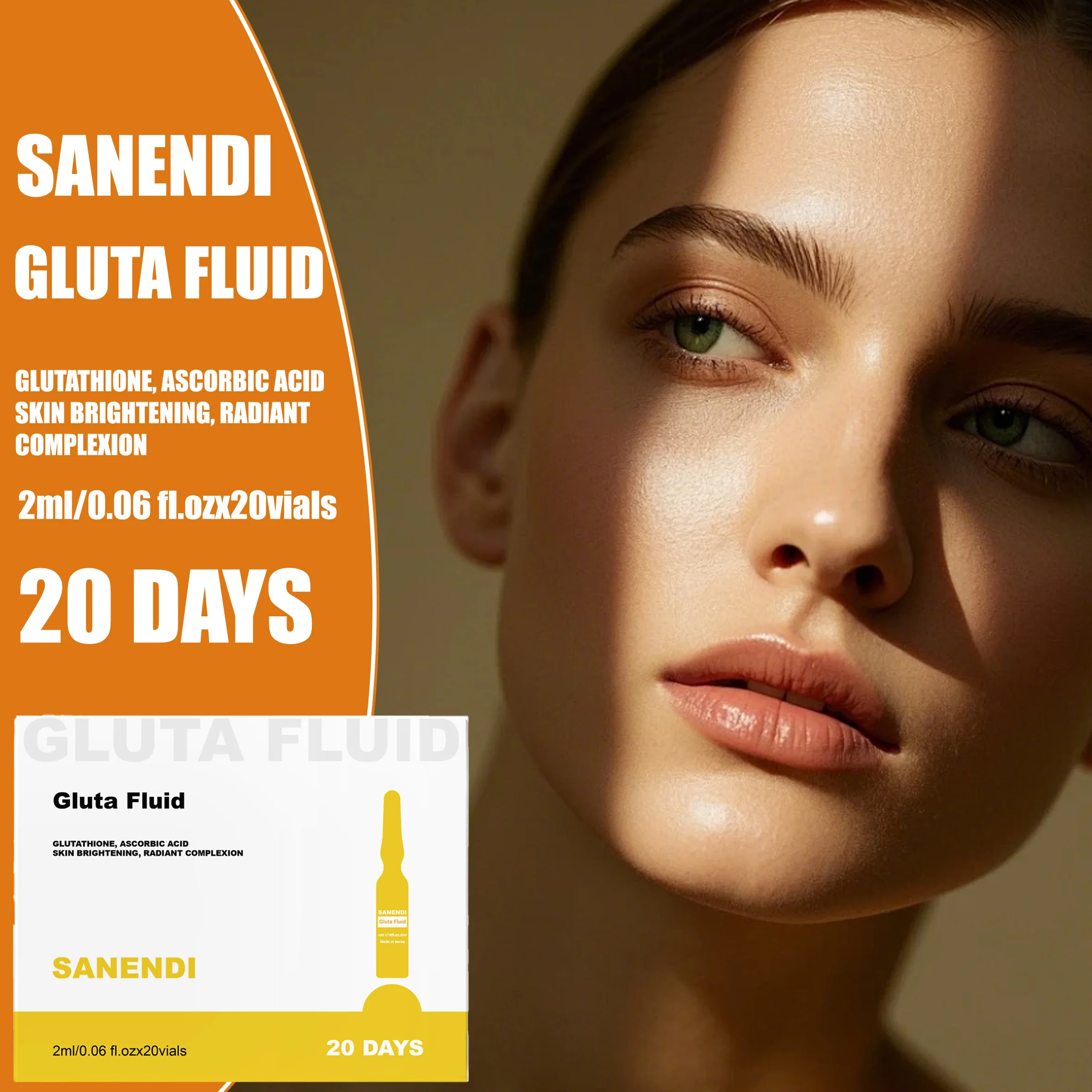 

Sanendi 5 or 20 Piece Day Night Skin Care Ampoule Set for Deep Moisturizing Hydrating Soothing and Professional Beauty Salon Use