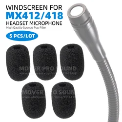 Compatible With Shure MX412 MX418 MX412D MX428D MX 412 418 C S D Microphone Windscreen Pop Filter Windshield Sponge Mic Foam