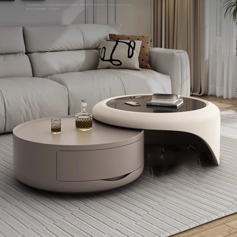 Funky Modern Coffee Tables Design Floor Elegant Center Frames Coffee Tables Bedside Round Mesa Centro Salon Nordic Furnitures