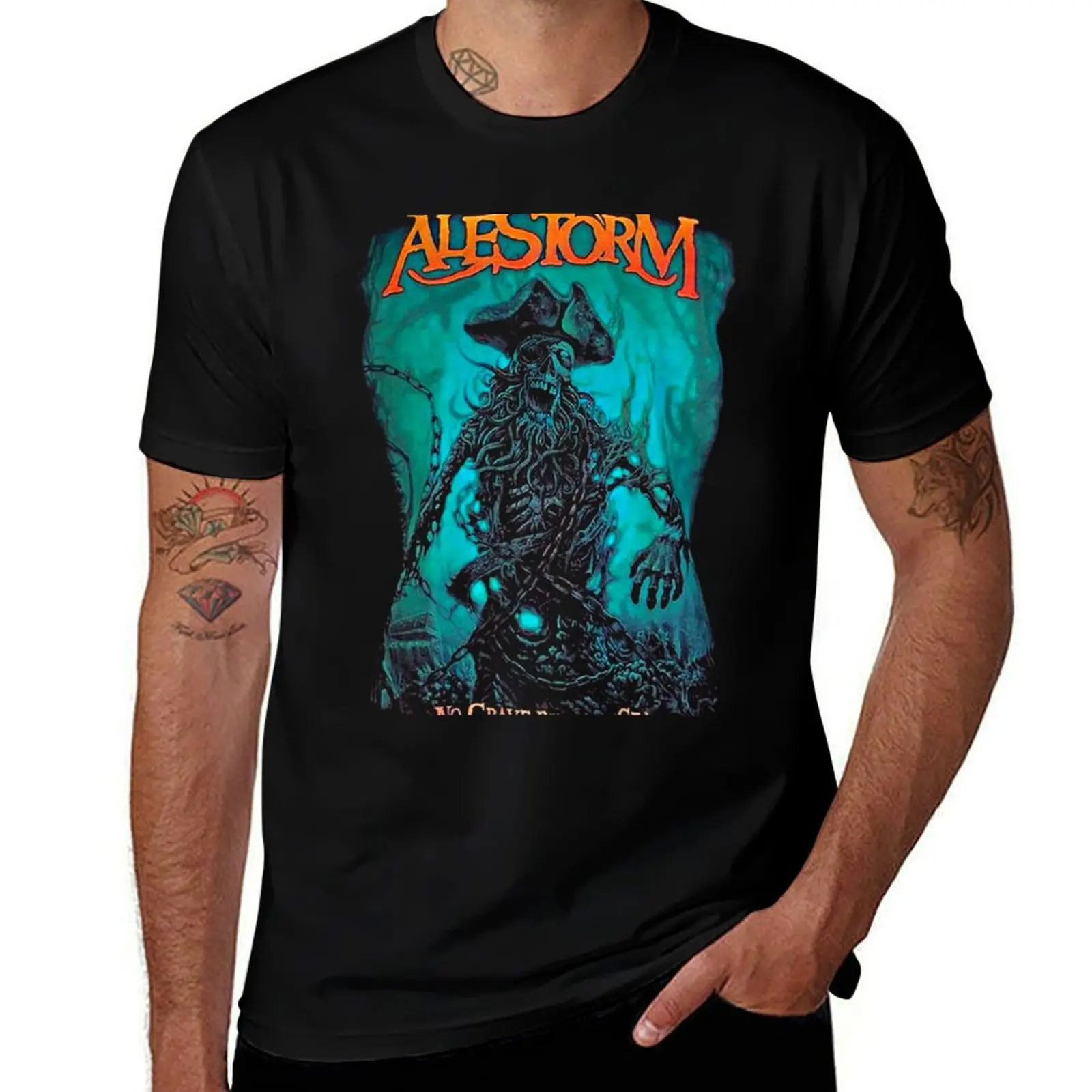 

AleStorm - No grave but the sea T-Shirt Casual Everyday Short Sleeve T-Shirt
