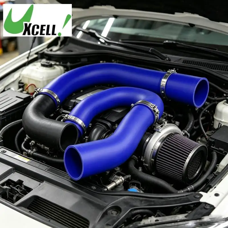 UXCELL ID 38-25mm 45-38mm 63-51mm 70-63mm 76-63mm 80-60mm 127mm Length 0 Degrees Car Silicone Hose W/ Clamps Coolant Hose
