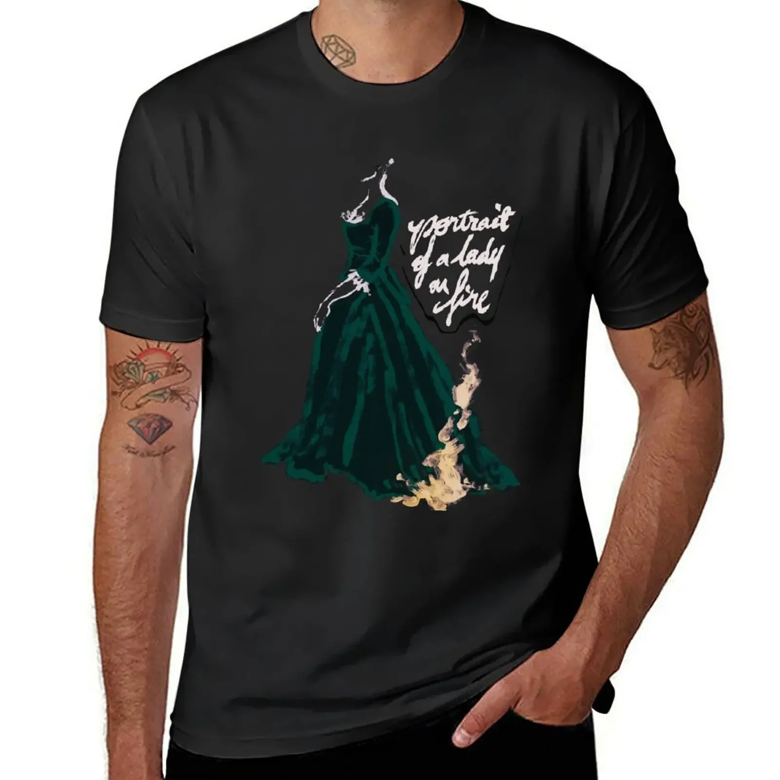 

Portrait of a Lady on Fire T-Shirt summer tops cotton graphic tees boys animal print custom shirt mens graphic t-shirts funny