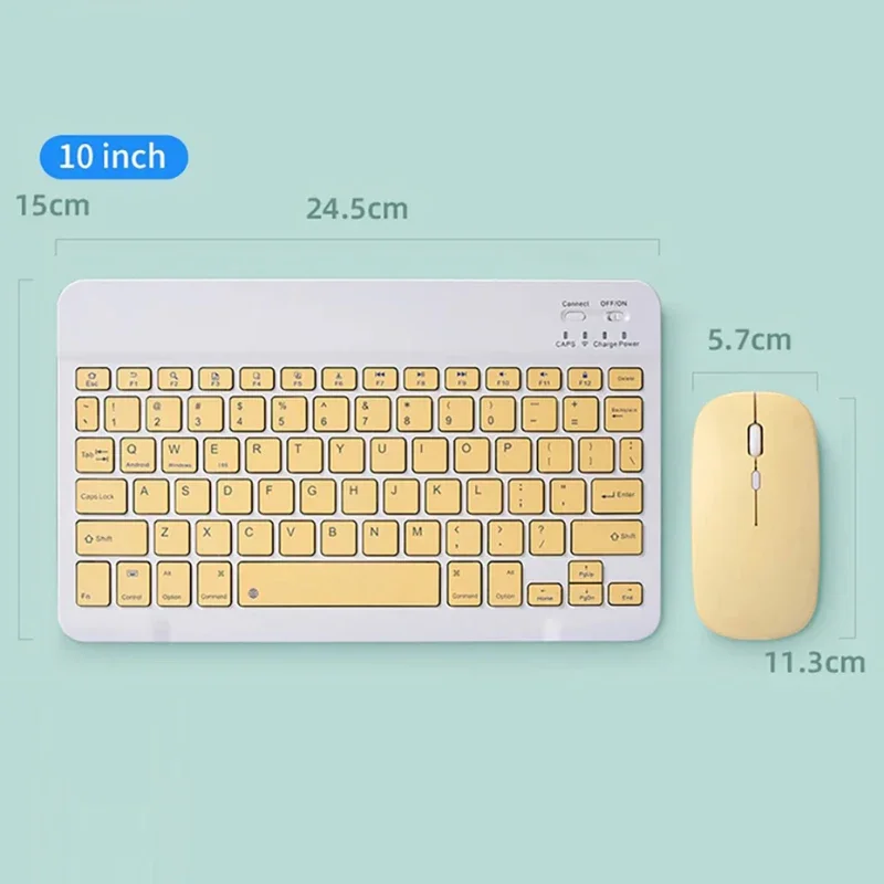Spanish Wireless Keyboard for iPad 2024 Air Pro 11 10.9 Keypad Magnetic 10 inch Universal Bluetooth Keyboards Rechargeable