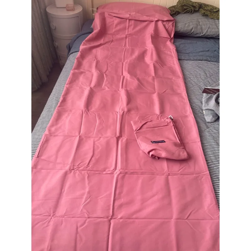 Ultra Light Sleeping Bag For Adults Outdoor Travel Portable Hotel Separable Bed Sheets Quilt Cover 115x210cm Waterproof Warm