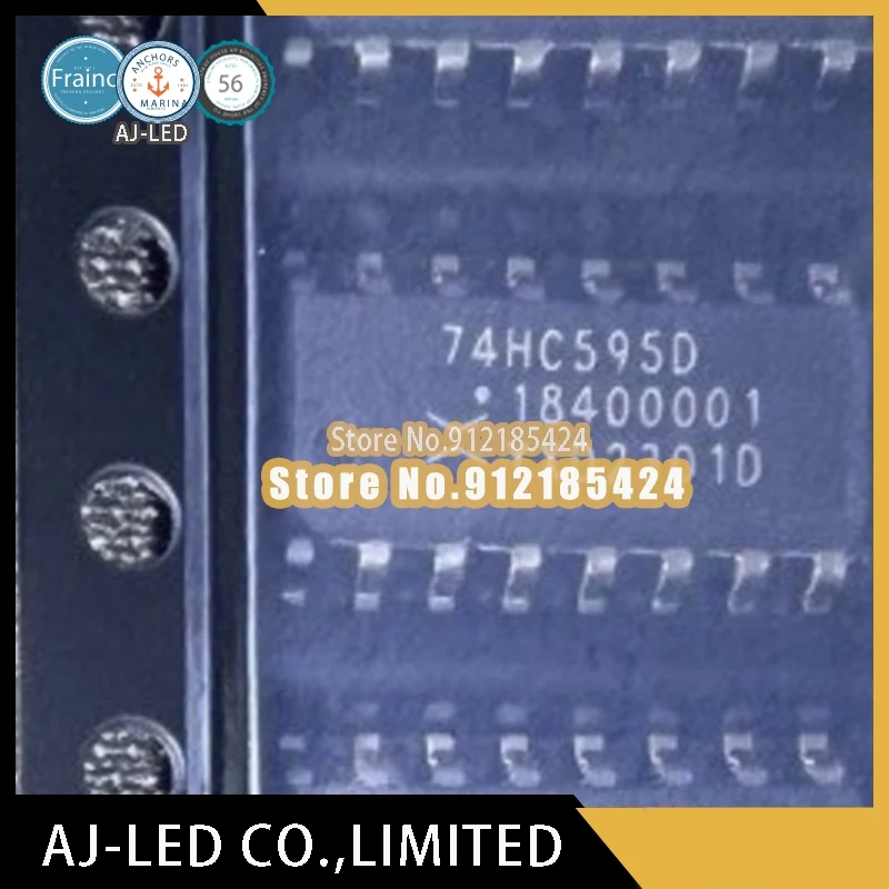 100pcs/lot 74HC595D RC4558DR SN74LVC2T45DCUR SP485EEN SRV05-4.TCT chips Electronic new