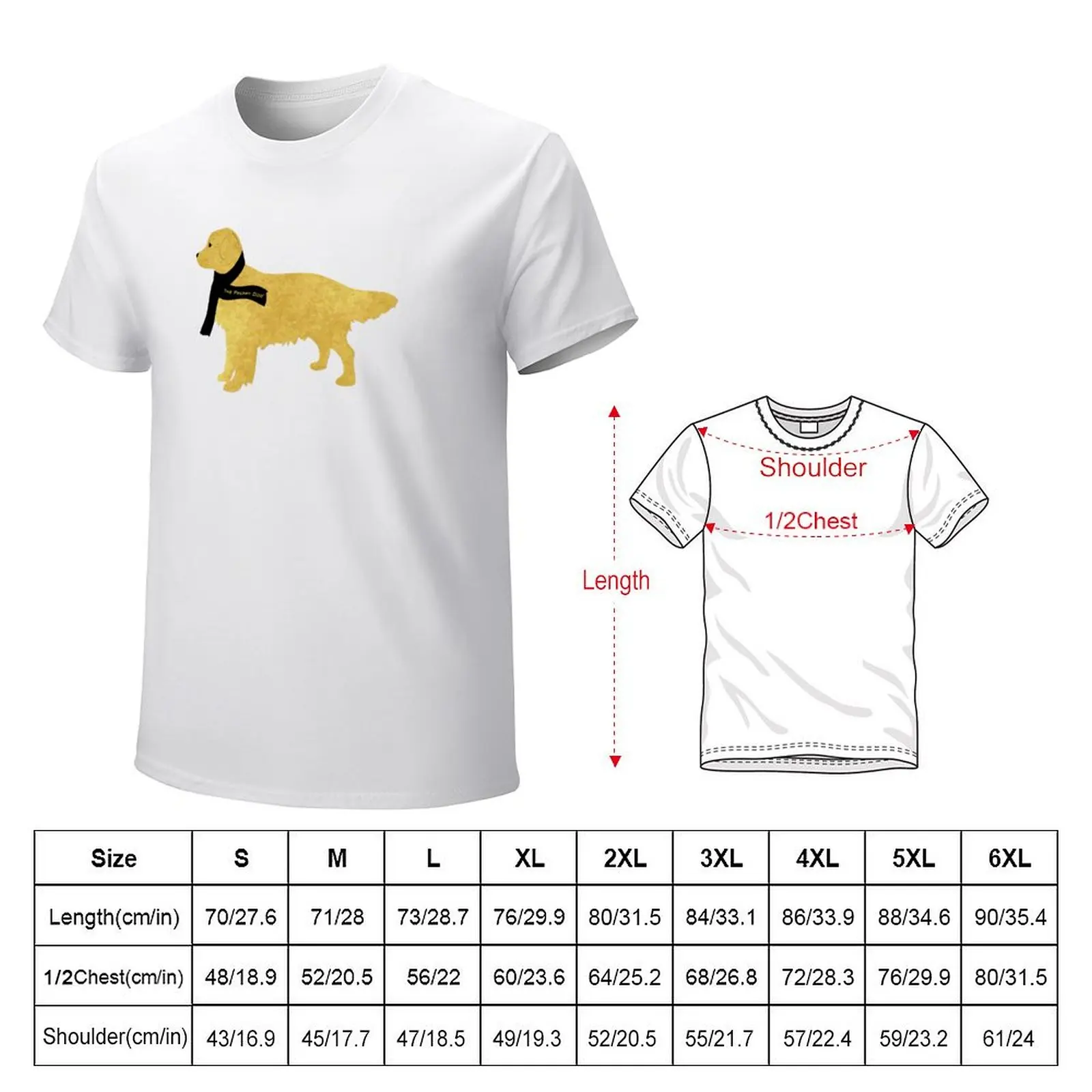 Preppy Golden Retriever - Black Winter Scarf T-Shirt oversizeds sweat new edition anime T-shirt men