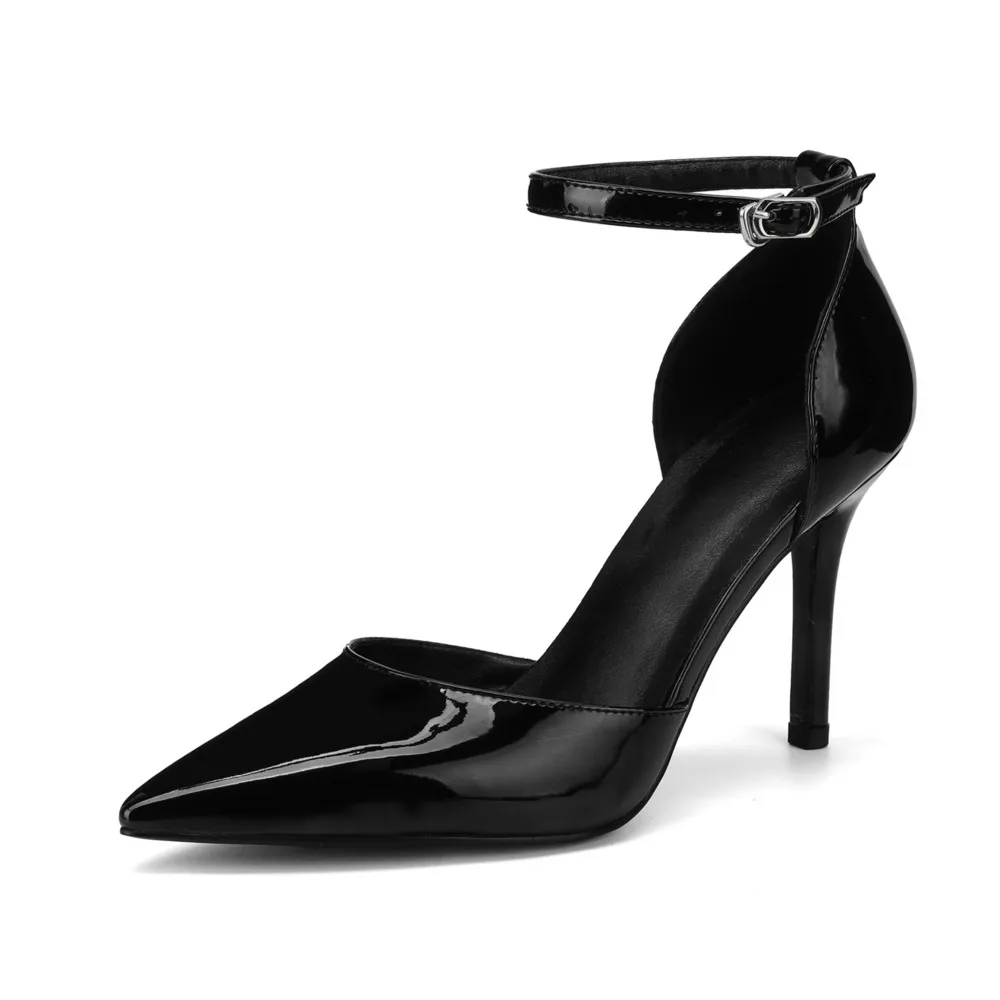 wine-red-pointed-toe-ankle-strap-stiletto-pumps-women-patent-leather-hollow-high-heels-jazz-dance-party-shoes