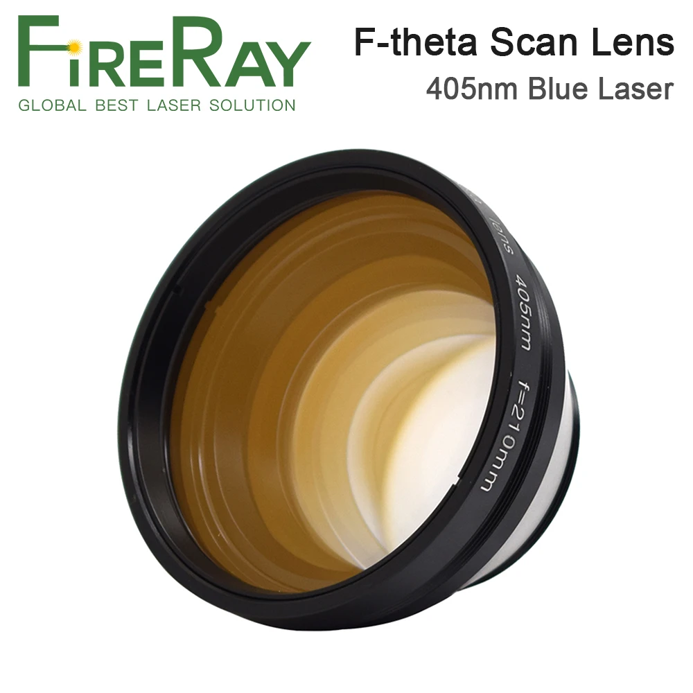 FireRay 3D 프린터 기계용 블루 레이저 렌즈, 405nm F-세타 스캔 렌즈, 50x50-300x300 FL 110-430 나사, M85
