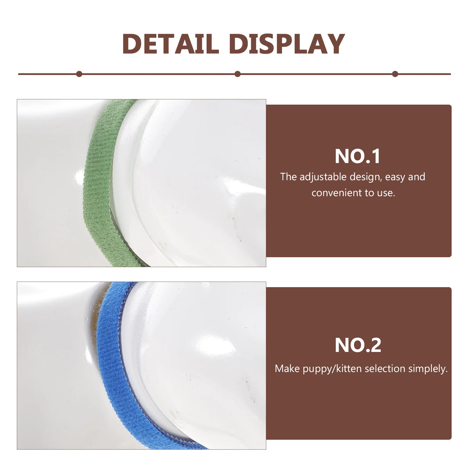 

12 Colors Adjustable Puppy Kitten Id Collars Nylon Pet Bands for Whelping Tracking Monitoring Pet Collar