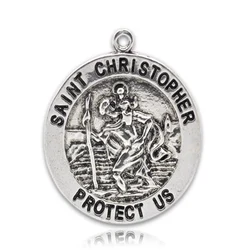 10 PCs Doreen Box  Alloy Round Pendants  Printed Message 