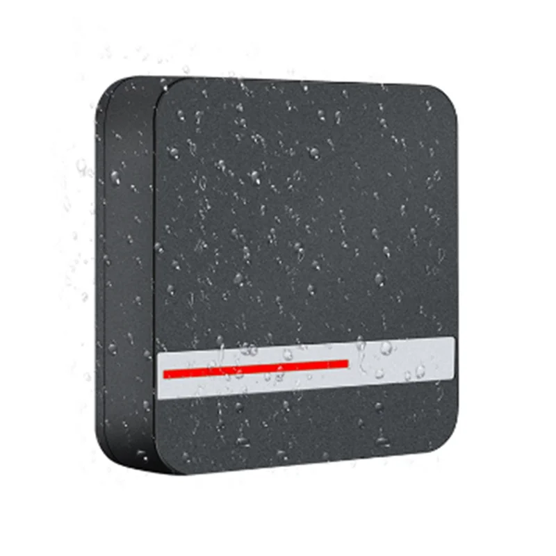 Long Range RFID Reader 125KHz 13.56MHz Smart Proximity Card Reader Access Control System IP68 Waterproof(R3EM 125Khz)