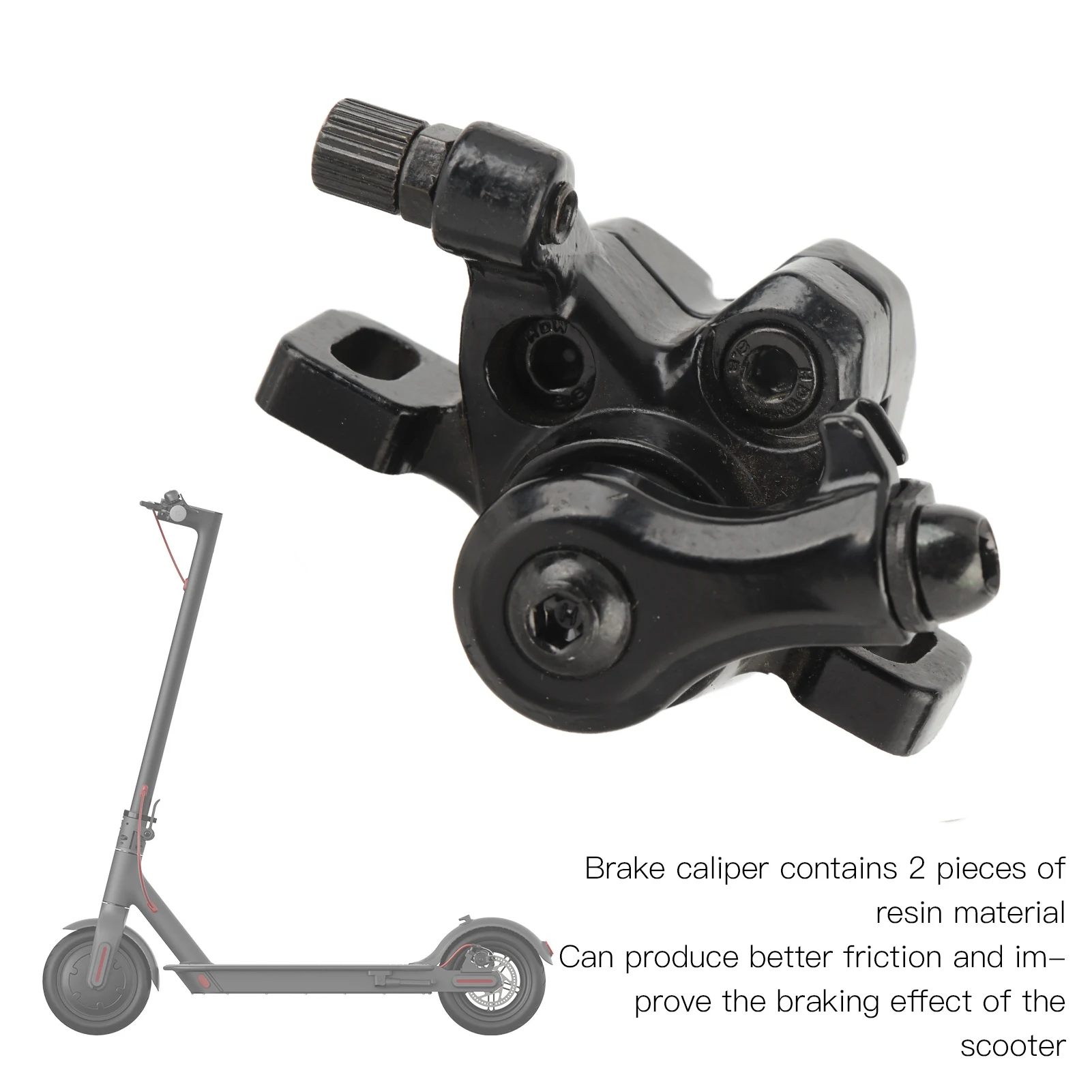 Electric Scooter Rear Wheel Brake Caliper Scooter Disc Brake Caliper For Xiaomi M365 Pro Detachable Scooter Rear Brake Caliper