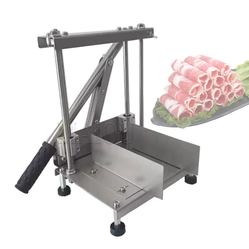 

Manual Frozen Meat Slicer Lamb Slicing Machine Household Beef Mutton Rolls Cutter Kitchen Gadgets